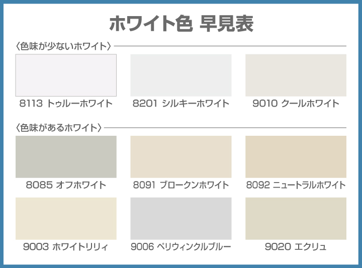 外壁塗装の色提案のお悩み解決！ホワイト系ツートン配色事例の紹介 